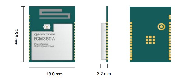 Quectel FCM360W Wi-Fi® 6 & BLUETOOTH® 5.1 Modules